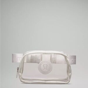lululemon white/vapor clear everywhere belt bag